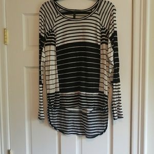 Bcbg high low blouse